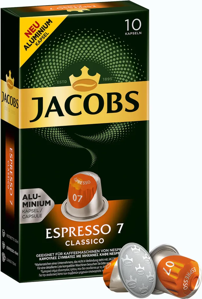 JACOBS Kapseln Espresso Classico 100 Nespresso Kompatible Kaffeekapseln 4 JACOBS Kapseln Espresso Classico 100 Nespresso Kompatible Kaffeekapseln – Bild 2