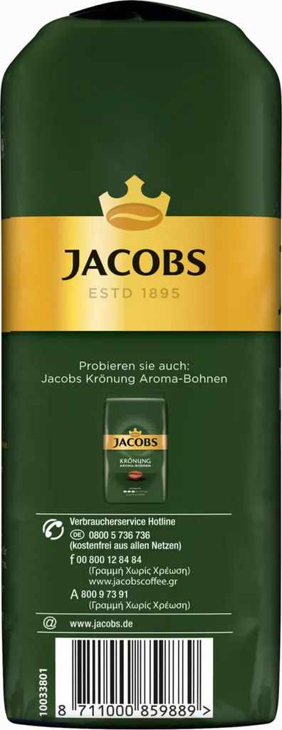 JACOBS Kaffeebohnen Krönung Aroma-Bohne Kräftig 500g Ganze Kaffee Bohnen 6 JACOBS Kaffeebohnen Krönung Aroma-Bohne Kräftig 500g Ganze Kaffee Bohnen – Bild 4