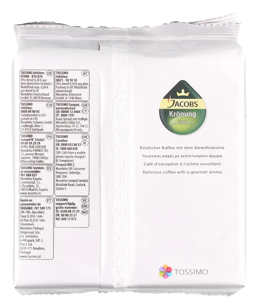 Tassimo Jacobs Krönung Mit Dem Verwöhnaroma | 16 T Discs, Kaffeekapseln 9 Tassimo Jacobs Krönung Mit Dem Verwöhnaroma | 16 T Discs, Kaffeekapseln – Bild 7