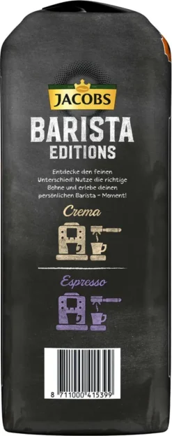 JACOBS Kaffeebohnen Barista Editions Crema Intense 2 X 1kg Ganze Kaffee Bohnen -Kaffeegetränkeladen 028a4712a2d5085cf4d9df4a7c17d6cf 2