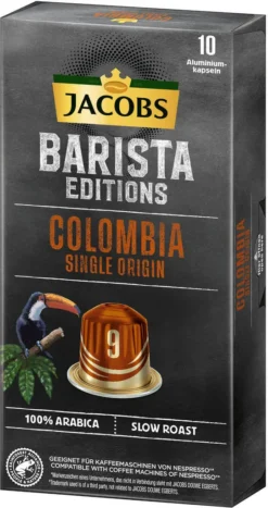 JACOBS Kapseln Barista Editions Colombia Origin 9 10 X 10 Nespresso®* Kompatibel -Kaffeegetränkeladen 0340e85ce02ca01e0564e38a5d963e18