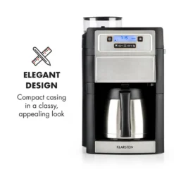 Aromatica II Thermo Kaffeemaschine, Mahlwerk, 1,25 L, Silber -Kaffeegetränkeladen 0449c16f6eb3451ae7bee3fb55345b79