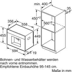 Bosch CTL636EB6 Einbau-Kaffeevollautomat -Kaffeegetränkeladen 04ce8426d6485dd7d79257bb0f108148