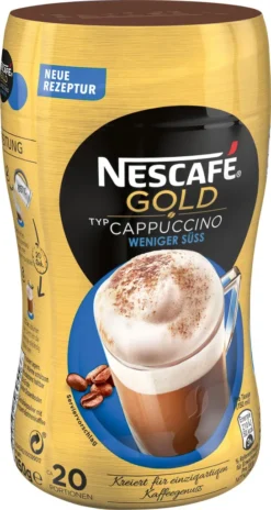 Nescafé® Nescafé Gold Typ Cappuccino Weniger Süß | 250g Dose -Kaffeegetränkeladen 05d322a64149a3bc983165c9e24e1e59