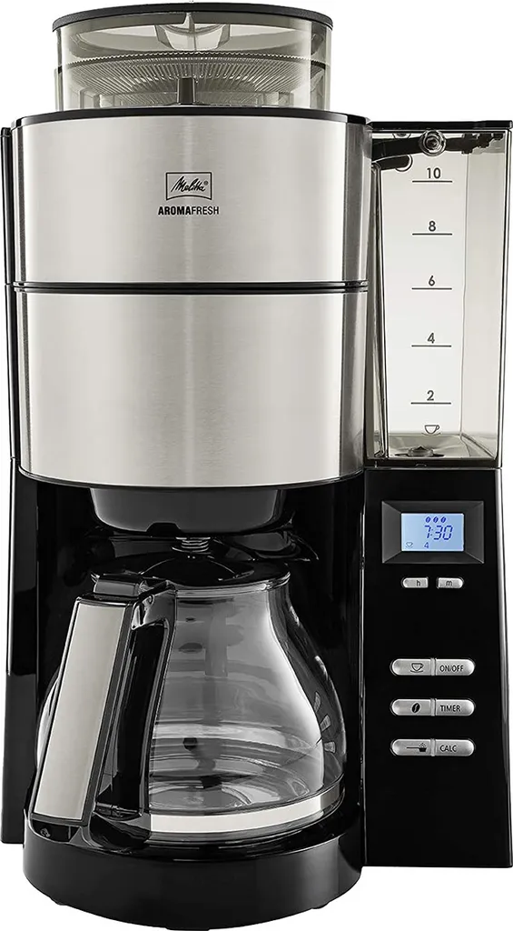 MELITTA 1021-02 Aroma Fresh Kaffeeautomat Mit Timer Und Mahlwerk Schwarz, Farbe:Schwarz 4 MELITTA 1021-02 Aroma Fresh Kaffeeautomat Mit Timer Und Mahlwerk Schwarz, Farbe:Schwarz – Bild 2