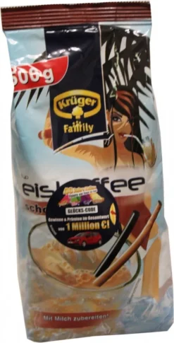 Krüger Family Eiskaffee Schoko | 500g-Beutel -Kaffeegetränkeladen 081fee56fe098ca7e7ffdb72ac3c0525