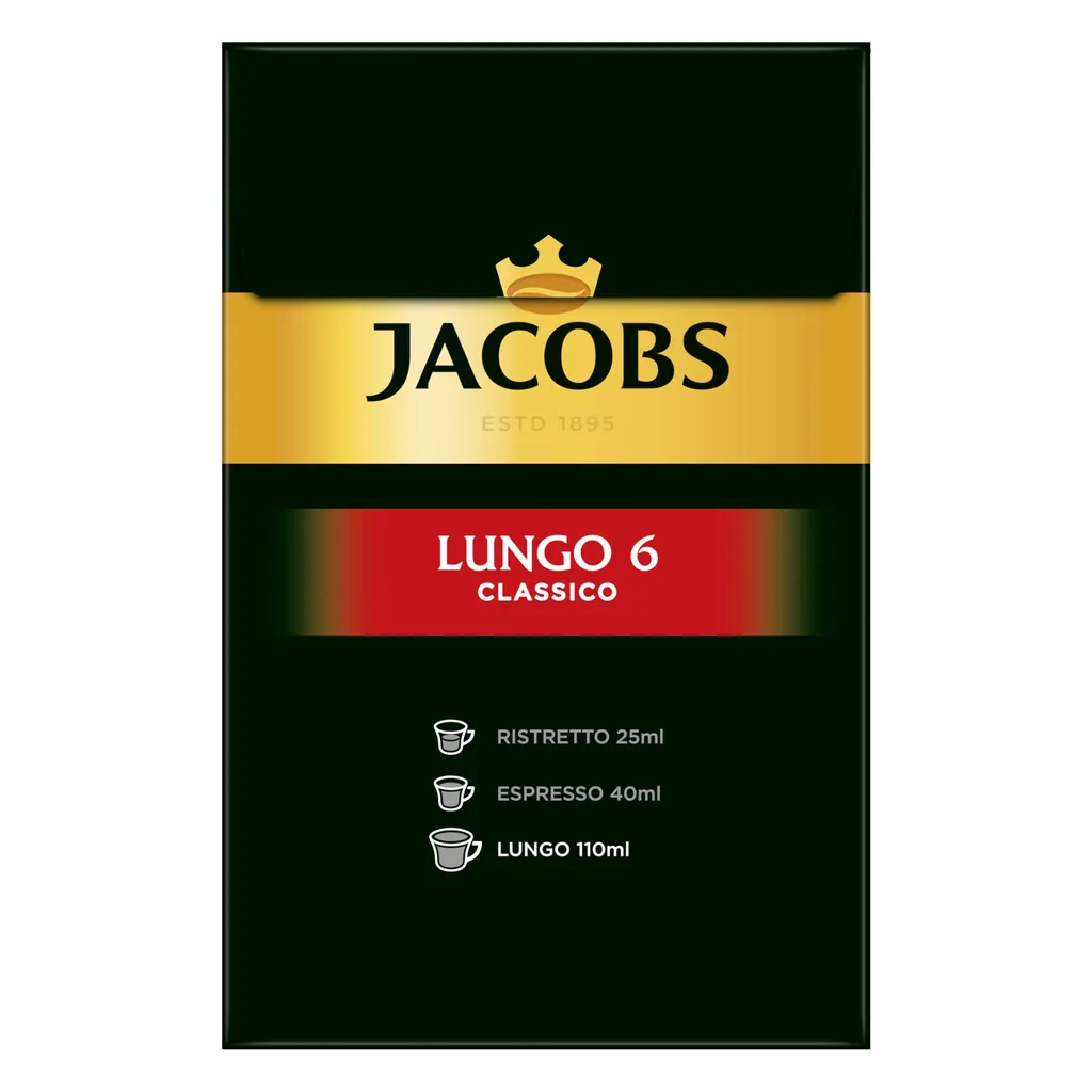 JACOBS Kapseln Lungo Classico 5 X 40 Nespresso®* Kompatible Kaffeekapseln 8 JACOBS Kapseln Lungo Classico 5 X 40 Nespresso®* Kompatible Kaffeekapseln – Bild 6
