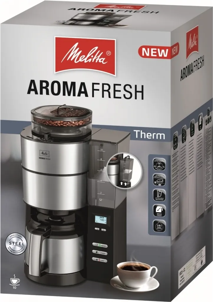Melitta Aroma Fresh Therm - Kaffeemaschine - Edelstahl/schwarz 17 Melitta Aroma Fresh Therm - Kaffeemaschine - Edelstahl/schwarz – Bild 15
