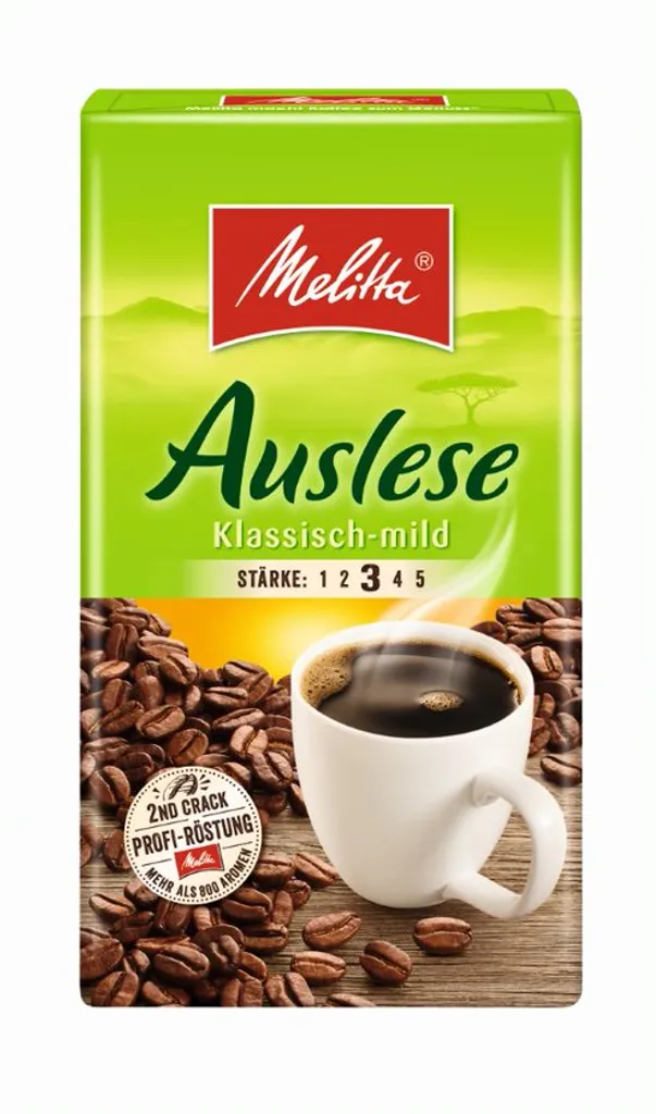 MELITTA Filterkaffee Auslese Klassisch-mild Gemahlener Röstkaffee 12x500g 4 MELITTA Filterkaffee Auslese Klassisch-mild Gemahlener Röstkaffee 12x500g – Bild 2