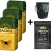 JACOBS Kaffeebohnen Expertenröstung Crema Italiano 3 Kg Geröstete Bohnen+ 1 Jacobs Barista Becher+ 1 Dose -Kaffeegetränkeladen 0a3517004ffd15c6cd3bca7dc0158949