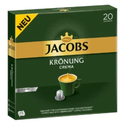 JACOBS Kapseln Krönung Crema 200 Nespresso®* Kompatible Kaffeekapseln 10x20 -Kaffeegetränkeladen 0bdcd61f1ac621724d2abea118d8815f