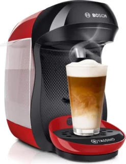 TASSIMO Kaffeekapselmaschine Happy TAS1003, Rot 30 TASSIMO Kaffeekapselmaschine Happy TAS1003, Rot -Kaffeegetränkeladen 0eeb990972515f5d3c0577b58c2c4d03