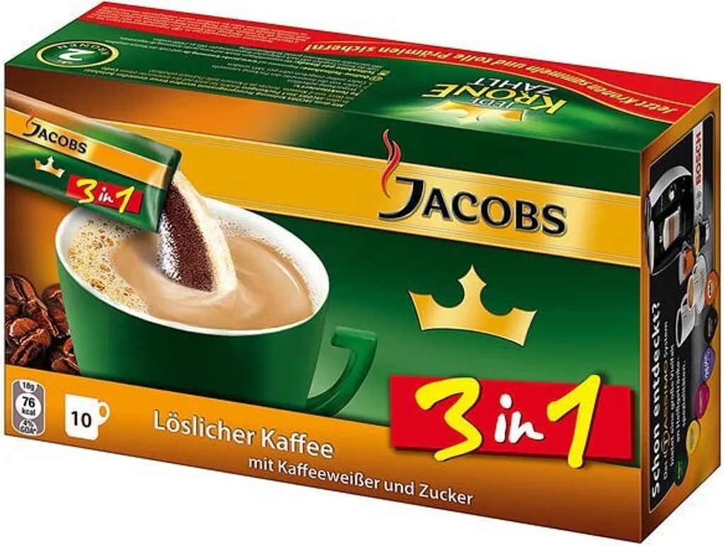 Jacobs Classic 3in1 Sticks | Löslicher Kaffee | 10 Portionen 11 Jacobs Classic 3in1 Sticks | Löslicher Kaffee | 10 Portionen – Bild 9