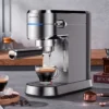 BlitzHome Espresso Maschine Kaffeemaschine Cappuccinomaschine Milchaufschäumer Espressomaschinen -Kaffeegetränkeladen 118c6637f5ca587212c39c99db5a5893