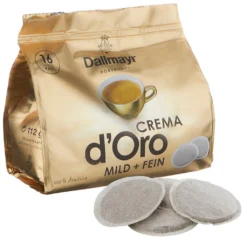 Dallmayr Crema D'Oro Mild & Fein | 16 Kaffeepads 7 Dallmayr Crema D'Oro Mild & Fein | 16 Kaffeepads -Kaffeegetränkeladen 1343504b8895c8442f7adf5c162325c9