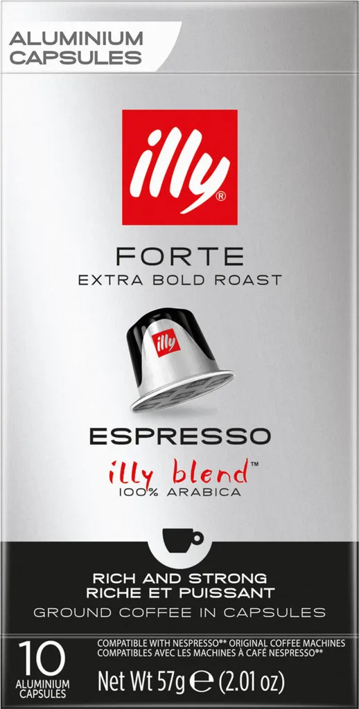 Illy - Forte Espresso Kaffeekapseln - 10 Kapseln 3 Illy - Forte Espresso Kaffeekapseln - 10 Kapseln