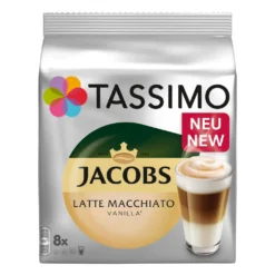 Tassimo Kapseln Jacobs Typ Latte Macchiato Vanilla | 8 Kaffeekapseln 13 Tassimo Kapseln Jacobs Typ Latte Macchiato Vanilla | 8 Kaffeekapseln -Kaffeegetränkeladen 160c8a59b34135f5b5d85b9ff93f67e7