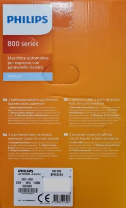 PHILIPS Kaffeevollautomat 800 Series EP0824/00 Mit Automatischer Entkalkung -Kaffeegetränkeladen 16addc5fd861d0e170a4a4c8139106e5