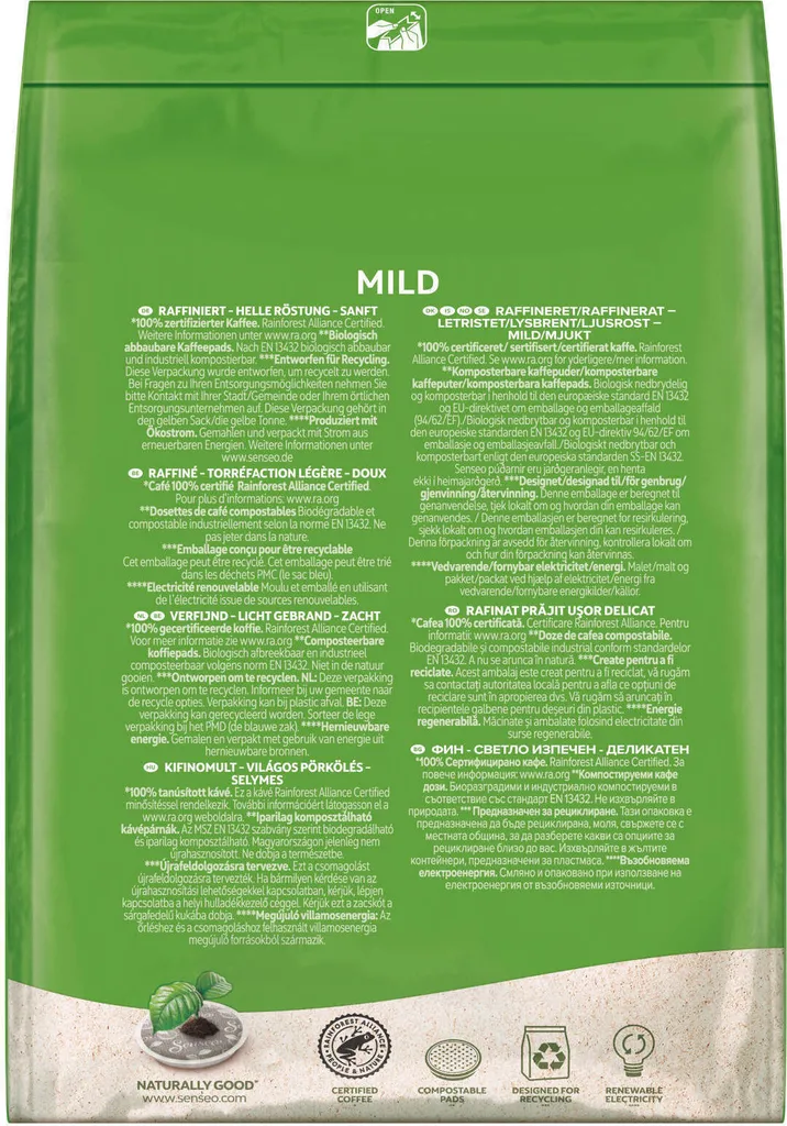 SENSEO Pads Mild Senseopads 48 Getränke Kaffeepads XXL Pack 6 SENSEO Pads Mild Senseopads 48 Getränke Kaffeepads XXL Pack – Bild 4