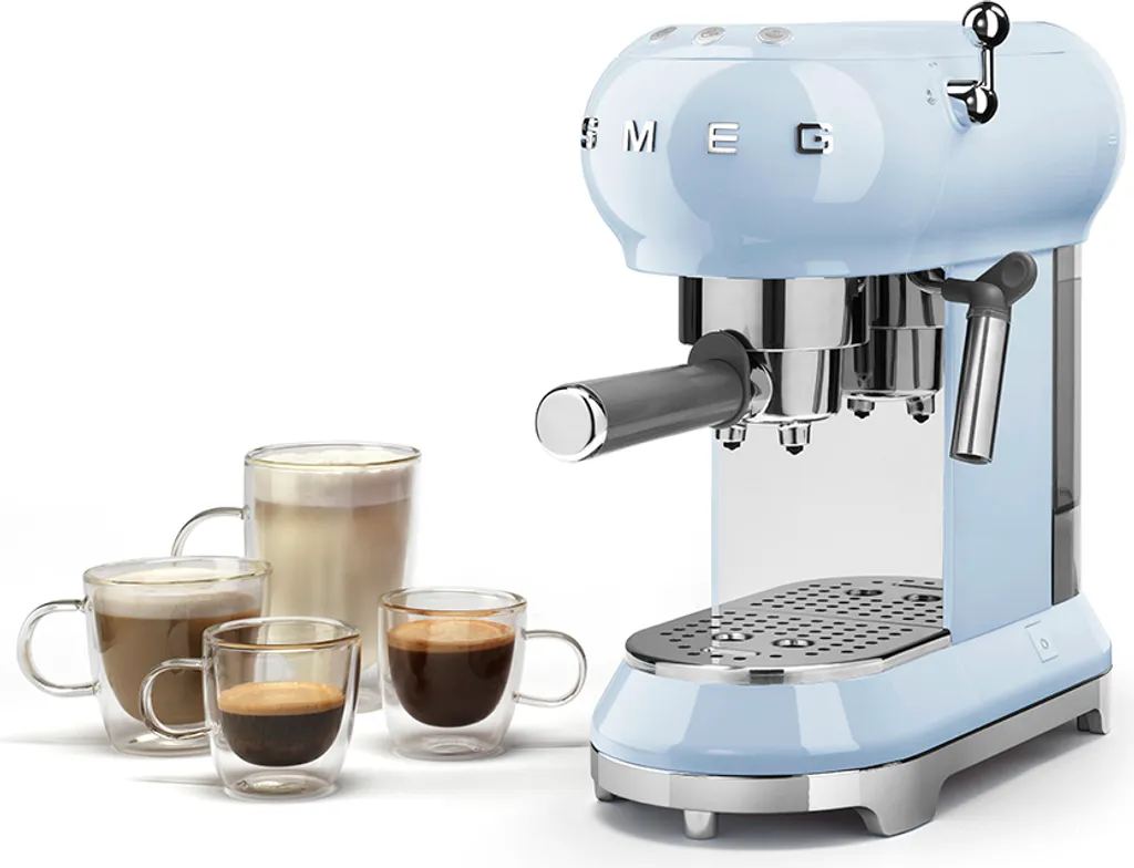SMEG Espresso Kaffeemaschine Pastell Blau ECF01PBE 6 SMEG Espresso Kaffeemaschine Pastell Blau ECF01PBE – Bild 4