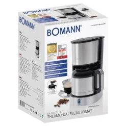 Bomann Thermo-Kaffeeautomat KA 6037 CB Edelstahl/schwarz 19 Bomann Thermo-Kaffeeautomat KA 6037 CB Edelstahl/schwarz -Kaffeegetränkeladen 17c3841ac25ed87e4b988e831c7b8876