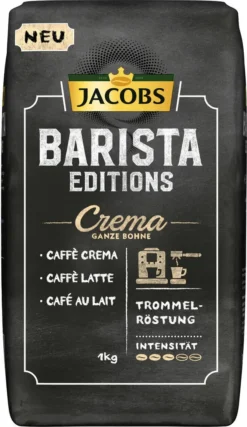 JACOBS Kaffeebohnen Barista Editions Crema 2 X 1 Kg Ganze Bohne + 1 Aluminium Dose Im Barista Design 12 JACOBS Kaffeebohnen Barista Editions Crema 2 X 1 Kg Ganze Bohne + 1 Aluminium Dose Im Barista Design -Kaffeegetränkeladen 17e5a5f89902e768472ea516a0a3191b 2