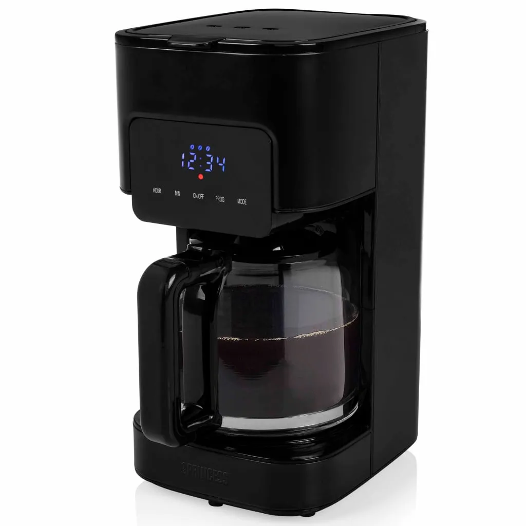 Princess Deluxe Kaffeemaschine Black Steel 1,5 L 900 W Schwarz 4 Princess Deluxe Kaffeemaschine Black Steel 1,5 L 900 W Schwarz – Bild 2