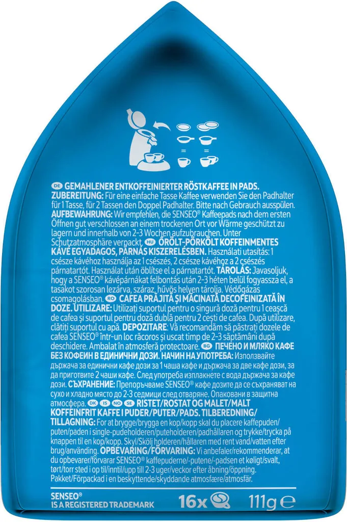 SENSEO Pads Decaf Senseopads 160 Getränke Entkoffeiniert 8 SENSEO Pads Decaf Senseopads 160 Getränke Entkoffeiniert – Bild 6