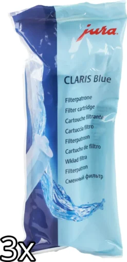 Jura Claris Plus Blue Filterpatrone 3er Pack 25 Jura Claris Plus Blue Filterpatrone 3er Pack -Kaffeegetränkeladen 192a9de5a354b44734f420a5c9648052