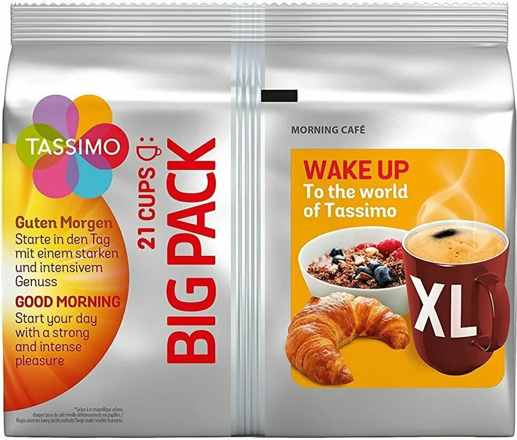 TASSIMO Kapseln Day-Night-Paket 3 Morning Café XL + 3 Café Hag - 111 Getränke 5 TASSIMO Kapseln Day-Night-Paket 3 Morning Café XL + 3 Café Hag - 111 Getränke – Bild 3