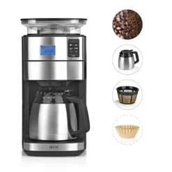 BEEM FRESH-AROMA-PERFECT II Filterkaffeemaschine Mit Mahlwerk - Thermo Kaffeemaschine Filterkaffeemaschine 10 Tassen Timer Thermoskanne Edelstahl 20 BEEM FRESH-AROMA-PERFECT II Filterkaffeemaschine Mit Mahlwerk - Thermo Kaffeemaschine Filterkaffeemaschine 10 Tassen Timer Thermoskanne Edelstahl -Kaffeegetränkeladen 197f711788efc865e7aa46211868ac14