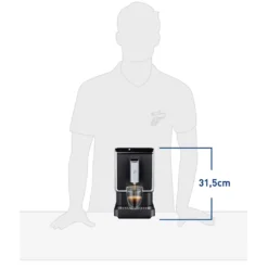 Tchibo Kaffeevollautomat Esperto Pro Mit One Touch Funktion Für Caffè Crema, Espresso, Cappuccino Und Milchschaum, Anthrazit -Kaffeegetränkeladen 1ae2d77540f4d7891378d4ff81cbae72
