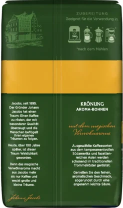 JACOBS Kaffeebohnen Krönung Aroma-Bohnen 6x500g Ganze Kaffee Bohnen Geröstet -Kaffeegetränkeladen 1b01cf06863364f490655b9edf3fc927