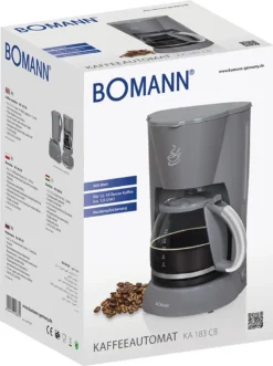 BOMANN Kaffeeautomat KA 183 CB Grau Filter Kaffeemaschine 12–14 Tassen 900W -Kaffeegetränkeladen 1c74958af2da1a5d79c657e078b1802f