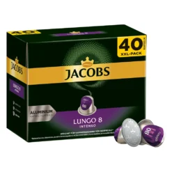 JACOBS Kapseln Lungo Intenso 5 X 40 Nespresso®* Kompatible Kaffeekapseln -Kaffeegetränkeladen 1cebf109b7756dcb160b2109d9532116