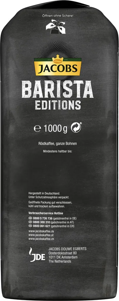 JACOBS Kaffeebohnen Barista Editions Espresso 3 Kg Espressobohnen + 1 Jacobs Barista Becher +1 Dose 9 JACOBS Kaffeebohnen Barista Editions Espresso 3 Kg Espressobohnen + 1 Jacobs Barista Becher +1 Dose – Bild 7