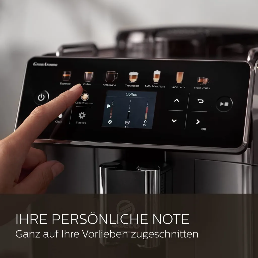 Philips Saeco SM6585/00 GranAroma Kaffeevollautomat Mit Farbigem Display Edelstahl 7 Philips Saeco SM6585/00 GranAroma Kaffeevollautomat Mit Farbigem Display Edelstahl – Bild 5