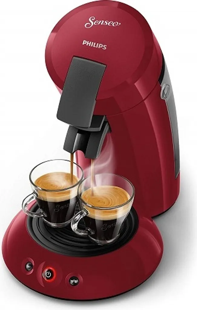 Philips Senseo Kaffeepadmaschine HD 6553/80 Original, Farbe Rot 6 Philips Senseo Kaffeepadmaschine HD 6553/80 Original, Farbe Rot – Bild 4