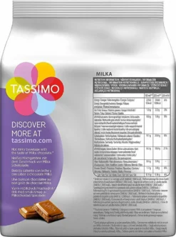 TASSIMO Creamy- Kaffee Paket Jacobs Krönung Crema Milka 5 Packungen 64 Portionen -Kaffeegetränkeladen 201bf65172f4d8cfbb97f3965301e22f