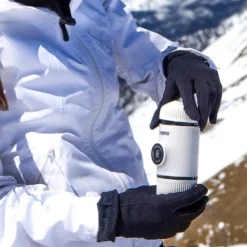 WACACO Nanopresso Tragbare Espressomaschine, Mit Nanopresso-Etui, Upgrade-Version Von Minipresso, Reisekaffeemaschine, Kaffee-To-Go, Manuell Betrieben, Weiß, Nachhaltig 9 WACACO Nanopresso Tragbare Espressomaschine, Mit Nanopresso-Etui, Upgrade-Version Von Minipresso, Reisekaffeemaschine, Kaffee-To-Go, Manuell Betrieben, Weiß, Nachhaltig -Kaffeegetränkeladen 2367198c884b6abb03de1d472de3f10a