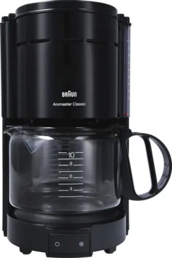 Braun KF47/1 Filter-Kaffeemaschine Schwarz -Kaffeegetränkeladen 2474deae1a13ac43f89f913ca7b394da