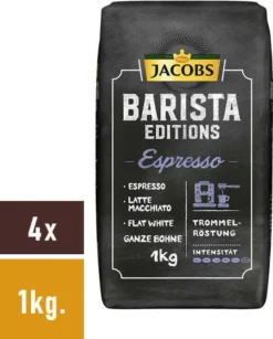 Jacobs Barista Editions Espresso, Bohnenkaffee, Ganze Bohnen, Röstkaffee, Kaffeebohnen, 4 X 1000 G 13 Jacobs Barista Editions Espresso, Bohnenkaffee, Ganze Bohnen, Röstkaffee, Kaffeebohnen, 4 X 1000 G -Kaffeegetränkeladen 2630bca9ac73955197f54e35eaa5bd11
