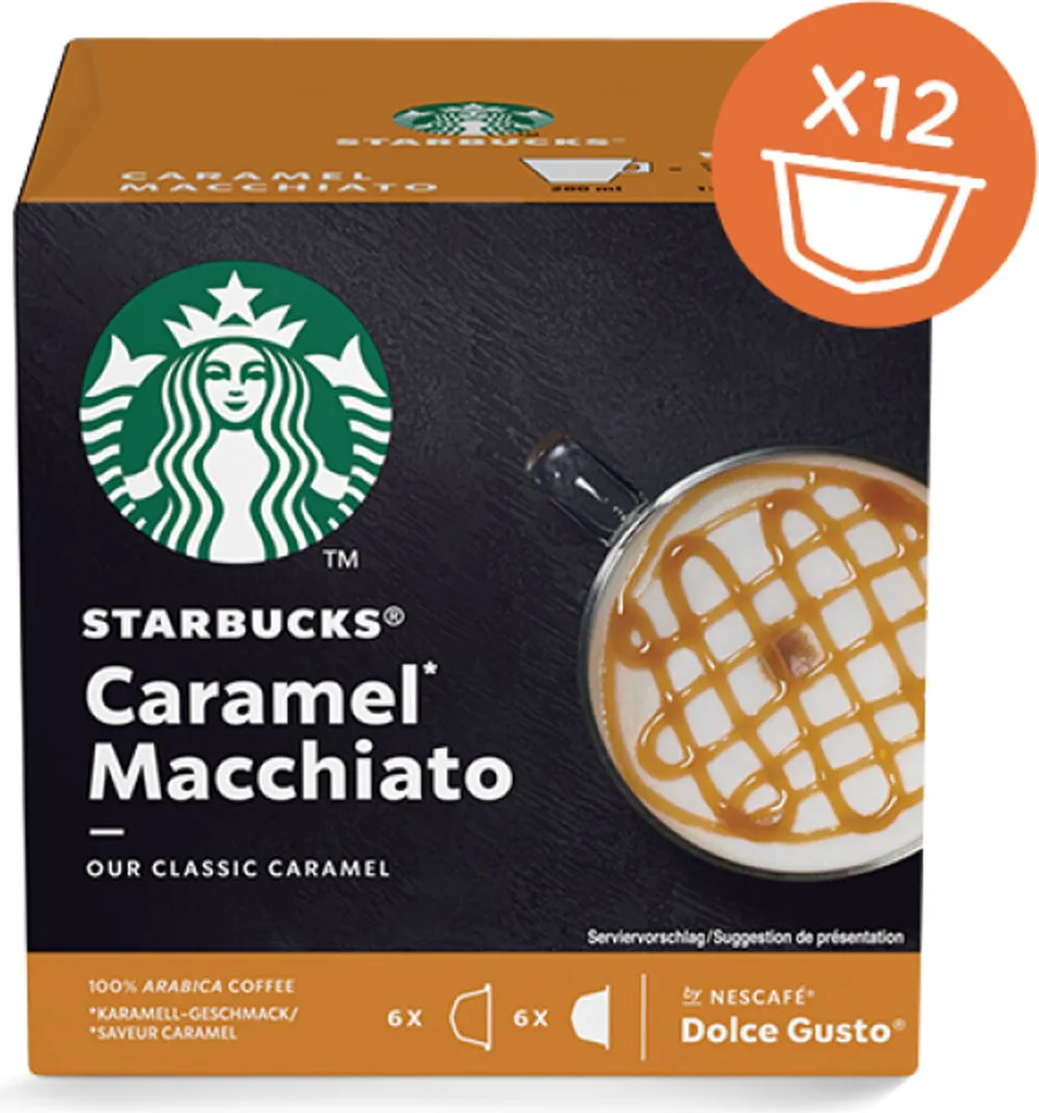 Nestlé® Starbucks By Nescafe Dolce Gusto Caramel Macchiato Arabica Kaffee 12 Kapseln 4 Nestlé® Starbucks By Nescafe Dolce Gusto Caramel Macchiato Arabica Kaffee 12 Kapseln – Bild 2