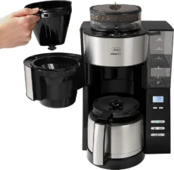 Melitta Aroma Fresh Therm - Kaffeemaschine - Edelstahl/schwarz 26 Melitta Aroma Fresh Therm - Kaffeemaschine - Edelstahl/schwarz -Kaffeegetränkeladen 27180a59d367fc4fd060dec69466aaaa