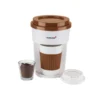 KORONA Kaffee To Go Kaffeemaschine Braun/Weiß Mit Becher 2 KORONA Kaffee To Go Kaffeemaschine Braun/Weiß Mit Becher -Kaffeegetränkeladen 27742676377041d68cd0d66858e453f0