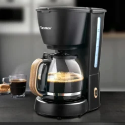 Bestron Filter-Kaffeemaschine Für 10 Tassen Kaffee, Inkl. 1,5 Liter Glaskanne, Permanentfilter & Warmhalteplatte, 1.000 Watt, Black & Wood-Design, Farbe: Schwarz / Holz 12 Bestron Filter-Kaffeemaschine Für 10 Tassen Kaffee, Inkl. 1,5 Liter Glaskanne, Permanentfilter & Warmhalteplatte, 1.000 Watt, Black & Wood-Design, Farbe: Schwarz / Holz -Kaffeegetränkeladen 2856cdbe34f15b98f45c19eff3249434