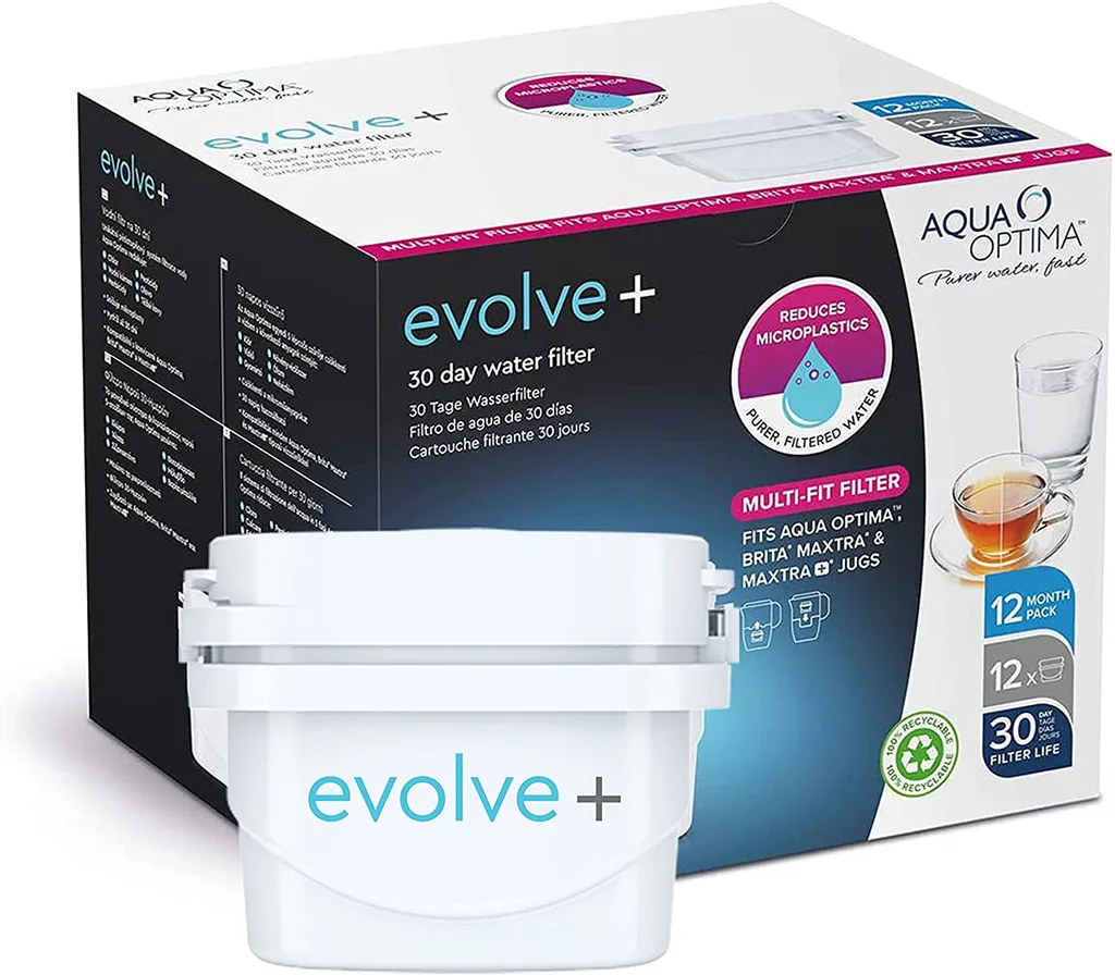 Aqua Optima EPS212 Evolve+ Wasserfilterkartusche 12er Für Brita Maxtra Und Maxtra+ 3 Aqua Optima EPS212 Evolve+ Wasserfilterkartusche 12er Für Brita Maxtra Und Maxtra+