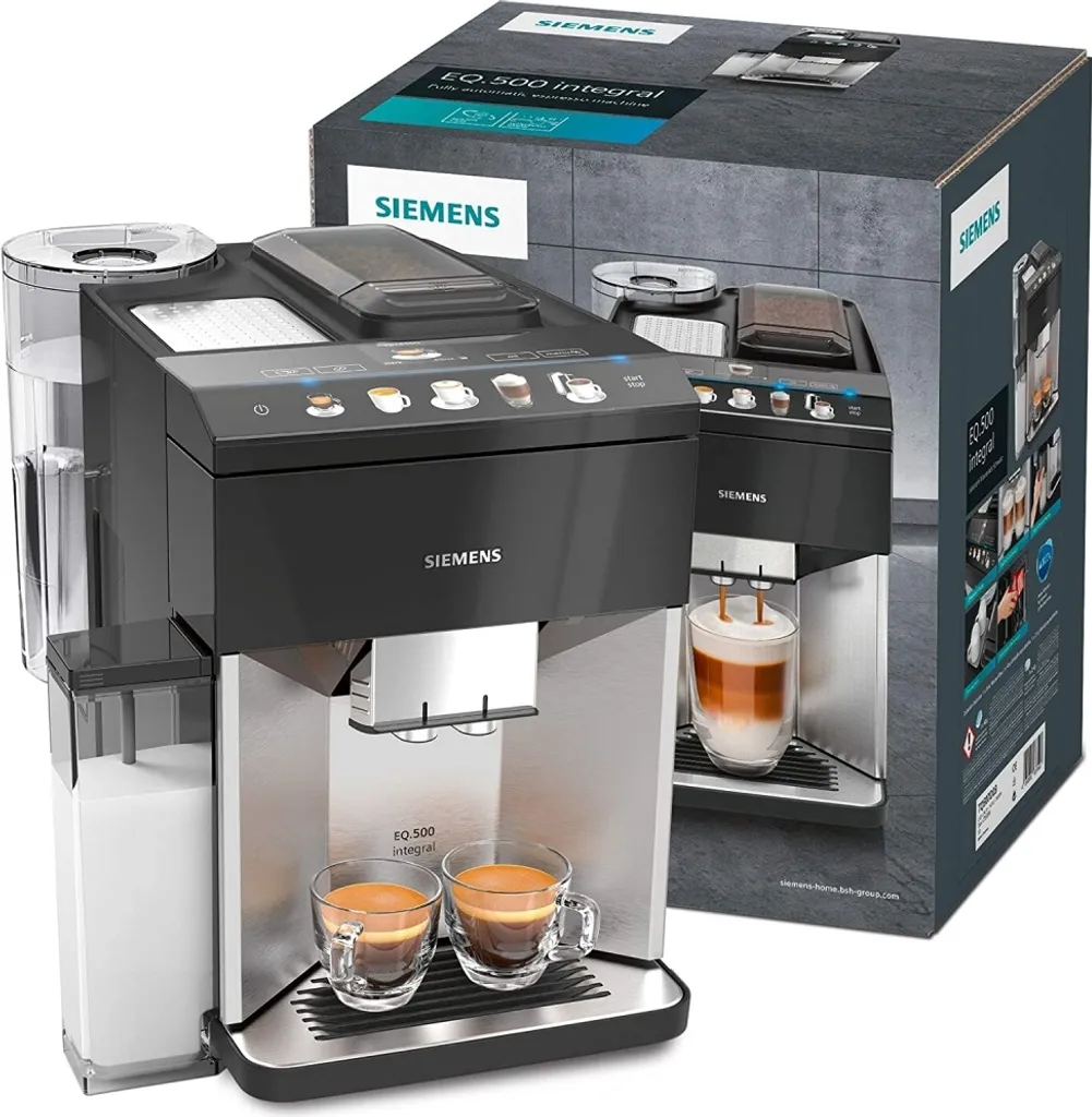 Siemens EQ.500 TQ507D03 Kaffeemaschinen - Edelstahl / Schwarz 12 Siemens EQ.500 TQ507D03 Kaffeemaschinen - Edelstahl / Schwarz – Bild 10