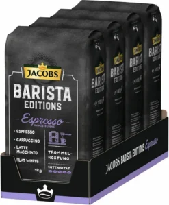 JACOBS Kaffeebohnen Barista Editions Espresso Esproessobohnen 4x1 Kg +2 Dosen 11 JACOBS Kaffeebohnen Barista Editions Espresso Esproessobohnen 4x1 Kg +2 Dosen -Kaffeegetränkeladen 2d7aa52c95bedfbd3733ea2c20feedad