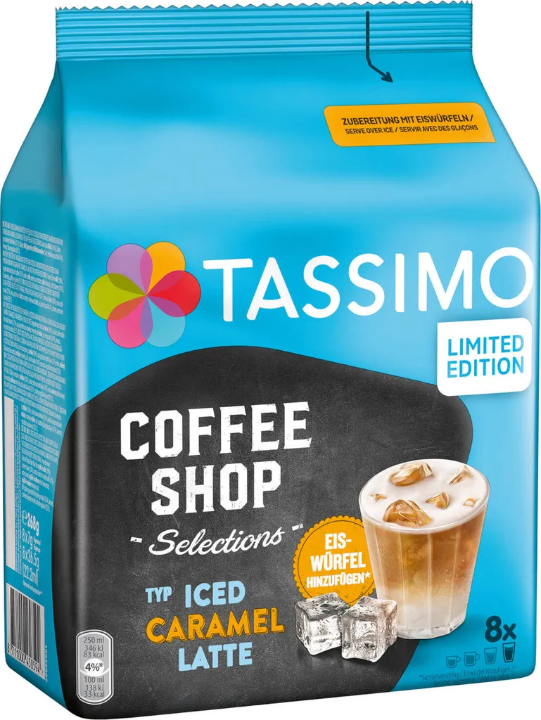 TASSIMO Kapseln Typ Iced Caramel Latte Coffee Shop Selections Discs 40 Getränke 5 TASSIMO Kapseln Typ Iced Caramel Latte Coffee Shop Selections Discs 40 Getränke – Bild 3